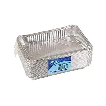 

Teglie in alluminio usa e getta, 315 x 215 x 42 mm – 25 unità