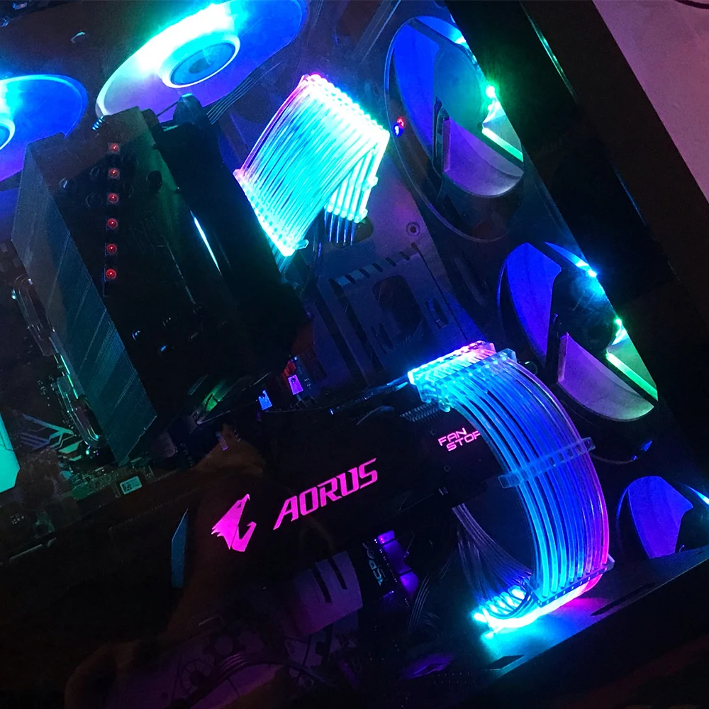 8 Strimer, 24PIN MOBO VGA 8 +