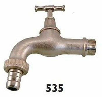 

535 Rubinetto portagomma sabbiato cromato 3/4" RASTELLI