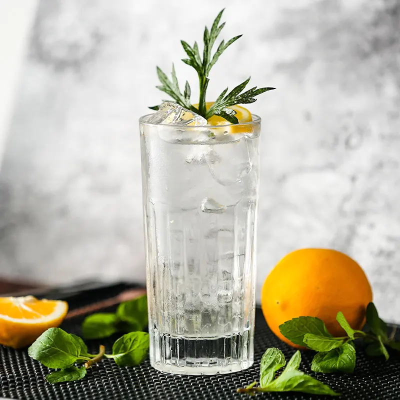 HighBall Tumbler Mojito glass,Bar Glasses, Glass Cups for Water, Juice, Beer, Drinks, Cocktails