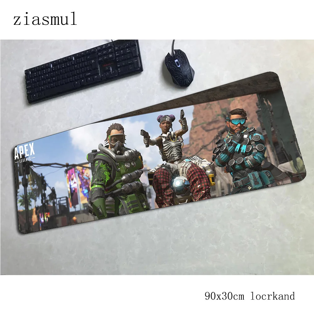 Коврик для мыши apex legend, геймер, 90x30 см, коврик для мыши, игровой коврик для мыши, большой великолепный коврик для мыши, стол для компьютера, коврики для мыши