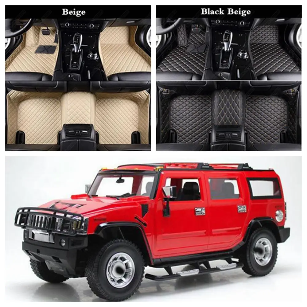 Кожаные автомобильные коврики для ног, автомобильные коврики для Hummer H2 Hummer H3, роскошный Автомобильный Ковер, покрытие, напольный коврик, автомобильные коврики, коврик для ног