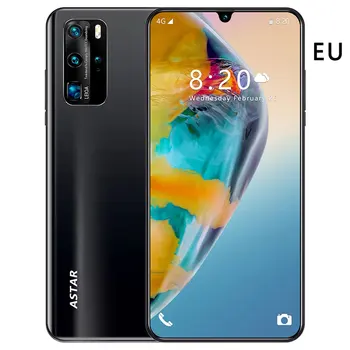 

6.26 inch Screen P40 Plus Smart Phone 2GB RAM+16 ROM 4 cores Face Waredrop Smartphones Dual Cards Support