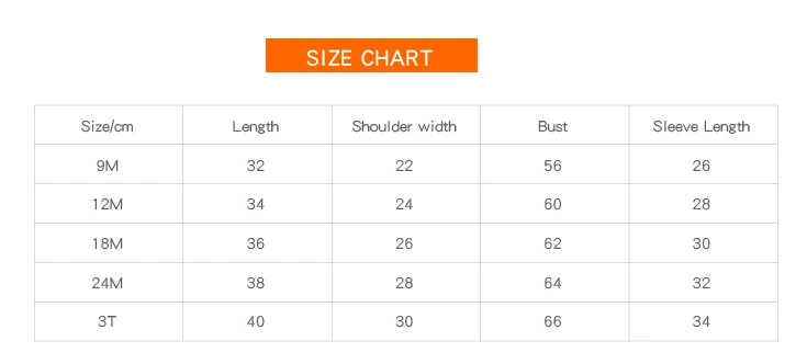 TODDLER KIDS    SIZE