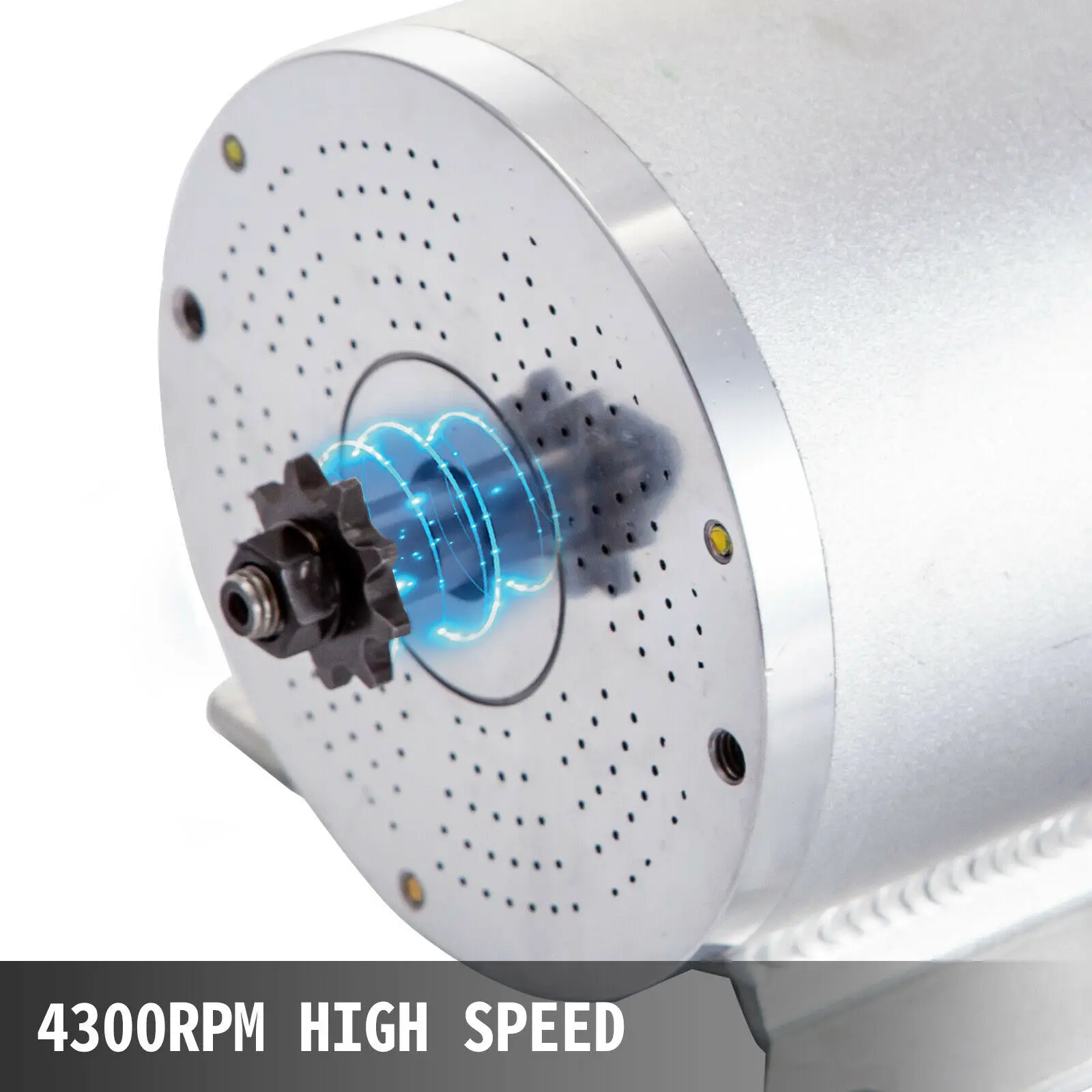 VEVOR Brushless Electric DC Motor W/ Controller 48V 72V 2KW 3KW High Speed Low Noise for E-Scooters Go-Karts E-Bikes Quad Trike