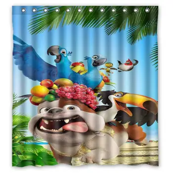 

36 x 72 inch Shower Curtain Waterproof Fabric Shower Curtain