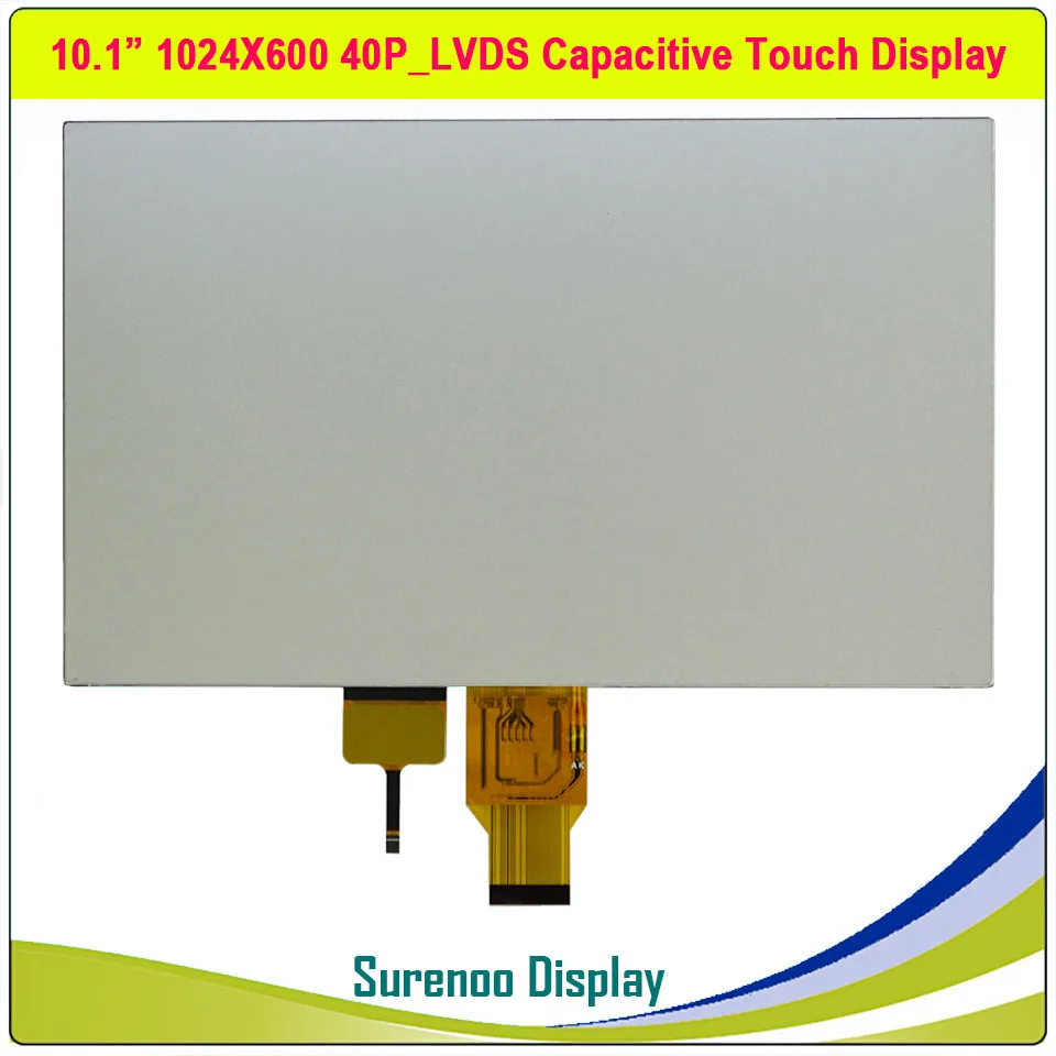 10.1" inch 1024*600 RGB / LVDS TFT LCD Module Display Screen Monitor& GT9257 I2C Capacitive Touch Panel