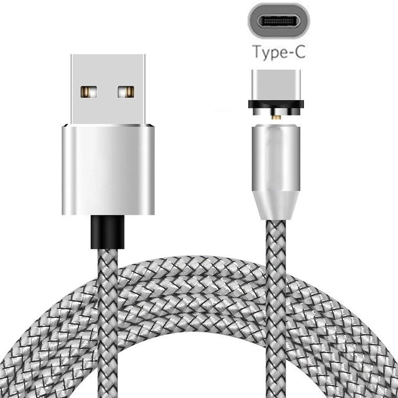 Магнитный зарядный кабель USB type C для huawei P Smart Z P20 lite P30 Pro Honor 20 10 с 2 портами USB быстрая зарядка зарядное устройство для телефона