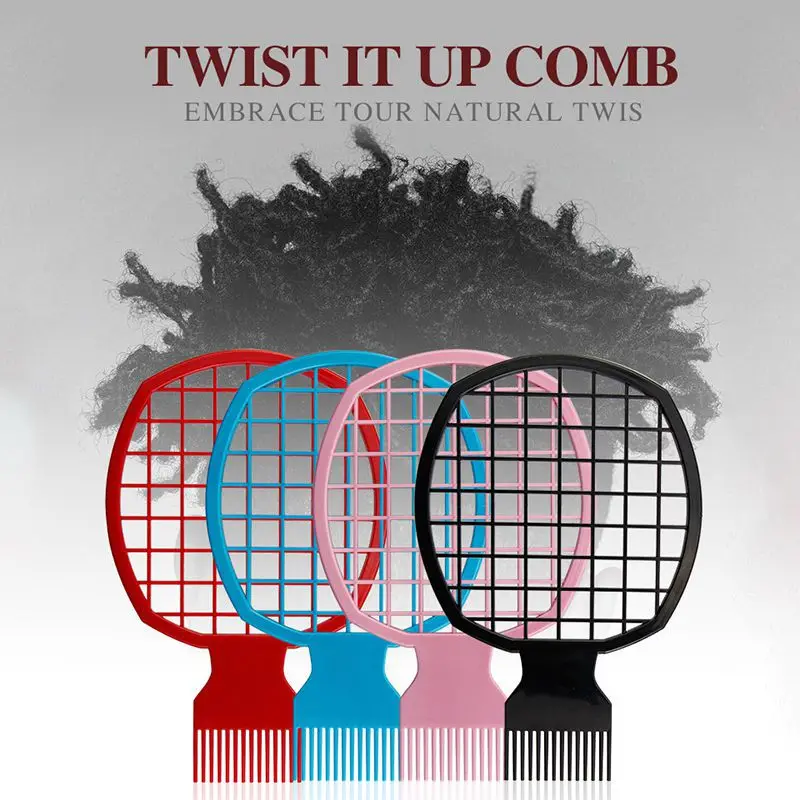 Twist it up Мужская расческа, профессиональная расческа для укладки, расческа для грязной косички, вьющиеся волосы, расческа для завивки