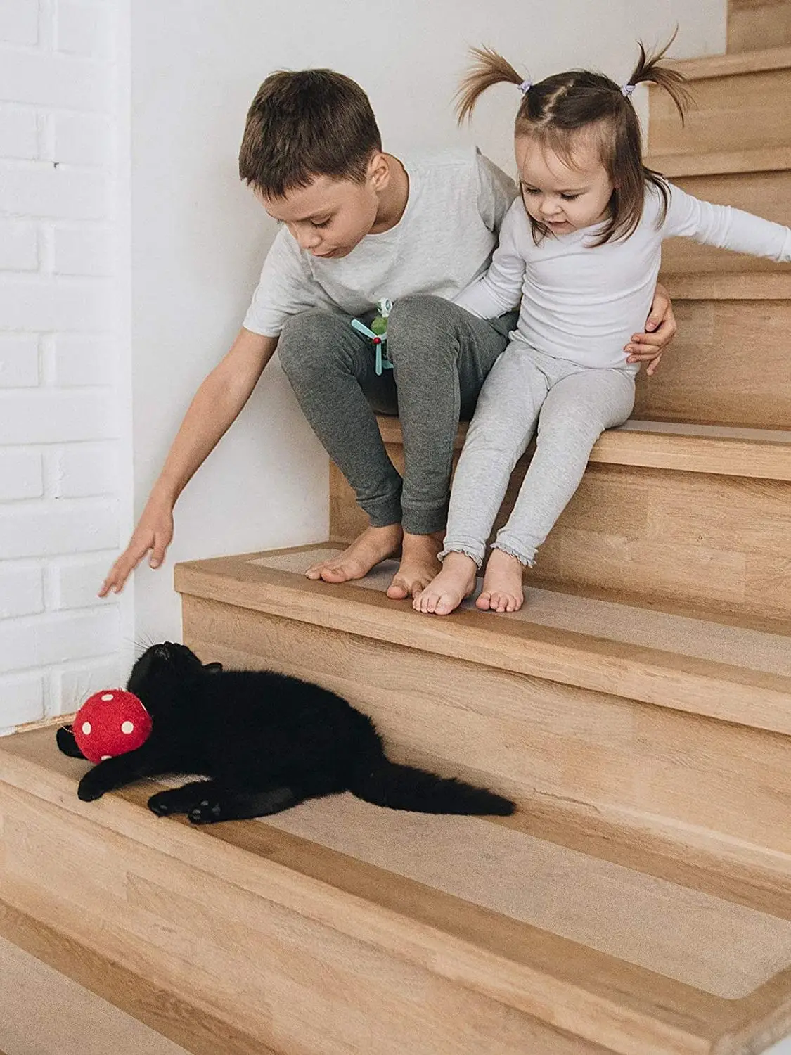 Klare Non Slip Treppenstufen Band Pre Cut Anti Slip Treppen Grip Band für Holz Treppen Innen Nicht-Skid klebestreifen – Detail 4