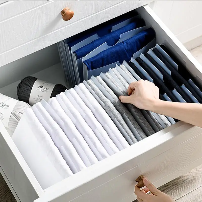 

10pcs/set Folding Clothes Pegs Lazy Folding Board Easy and Fast Laundry Folder Organizer Travel Space Saving Closet Storage Box