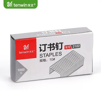 

1000 pcs 10# Metal Silver Staples For Paper Stapler Scrapbook Decoration Office Binding Tools Cute Stationery School Supplies