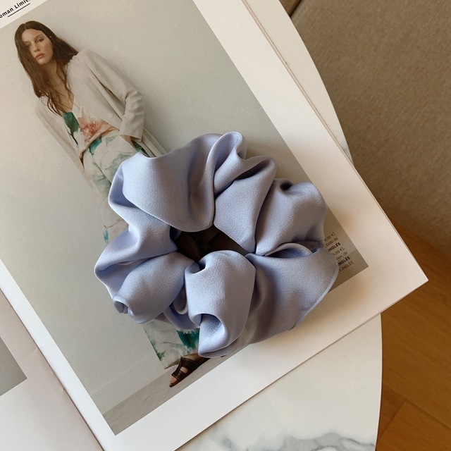 New Products Real Silk Satin Tie Head Rope Hair Accessories for Ladies Fashion Hair Tie
