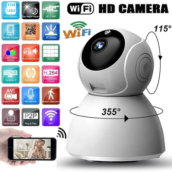 

1080P IP Camera Home Security Cameras WiFi Wireless CCTV Video Surveillance IR Night Vision P2P Baby Monitor Two Way Audio