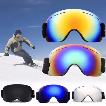 

Ski Goggles Anti-Fog Double Lens Anti-Uv Sunglasses Anti-Wind Sand Big Spherical Glasses Men Women Adult Climbing Snow Goggles