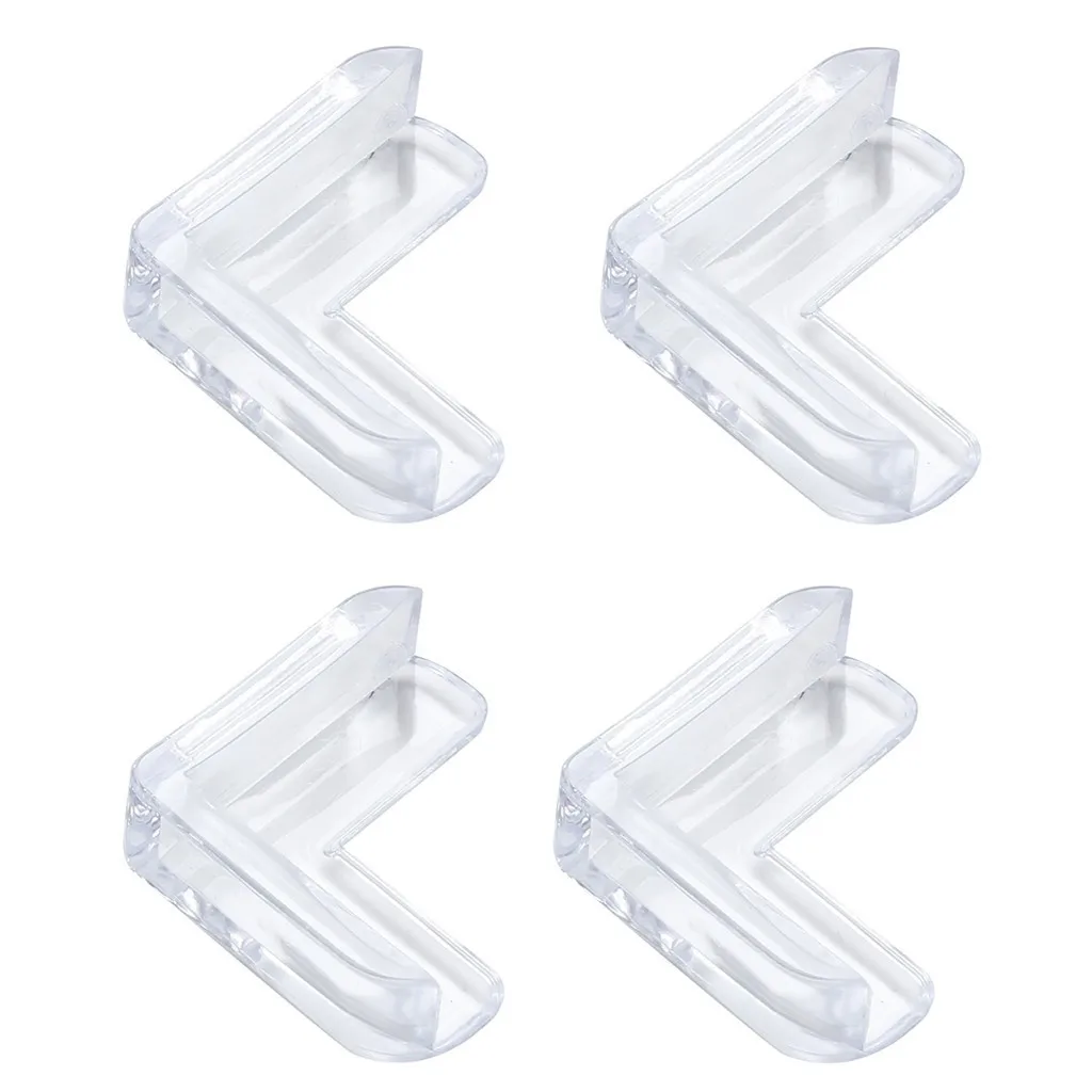 

4PCS baby Corner protection Transparent Plastic Table Corner Guards For Child seguridad bebé Anti-collision Edge Guards накладки