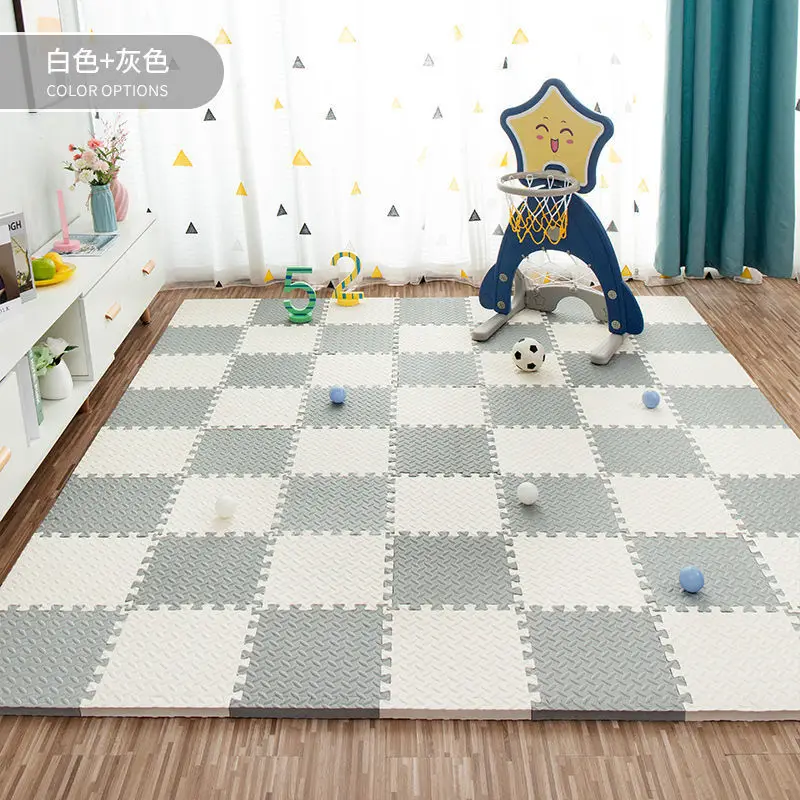 18Pcs Large Eva Foam Mat Soft Floor Tiles Interlocking Play Kids Baby Mats Gym 