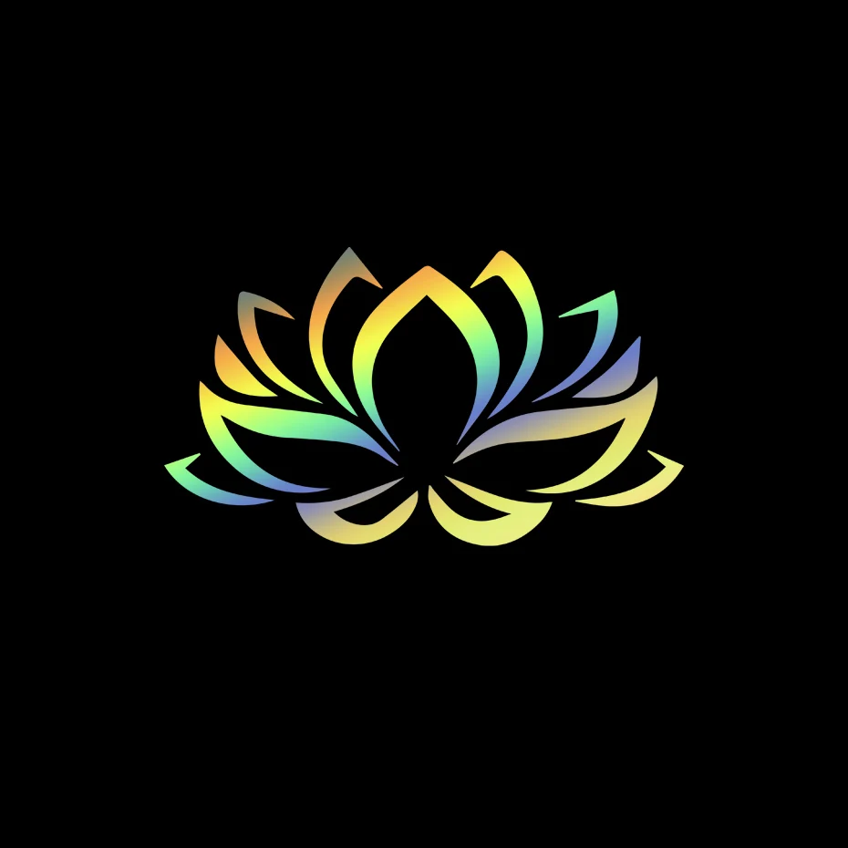 

Dazzle Color Beautiful Lotus Flower Car Styling Funny Sticker Vinyl Car Bumper Body Window Decals Car Decorations Accessories