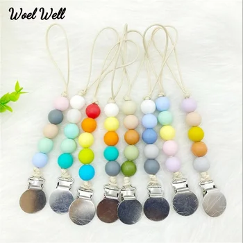 

10pcs Baby Silicone Pacifier Clip Baby Accessories Soother Holder Chain Infant Teething Toy Nipple Dummy Clasp Kids gift