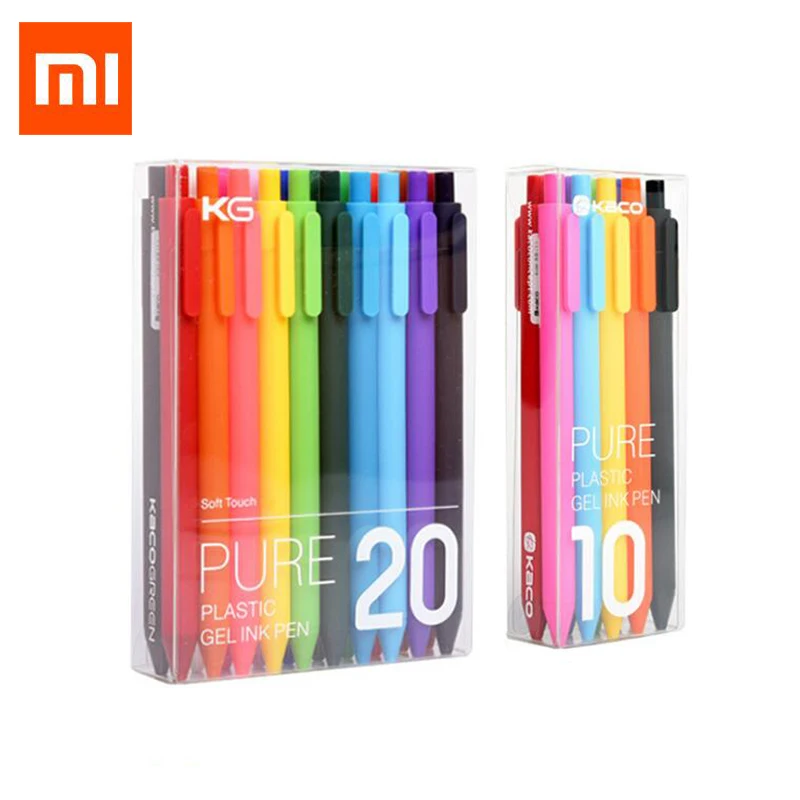 Оригинальная ручка Xiaomi Mijia Kaco Sign Pen PREMEC Smooth Refill 0 5 мм для подписи Mi красочные ручки