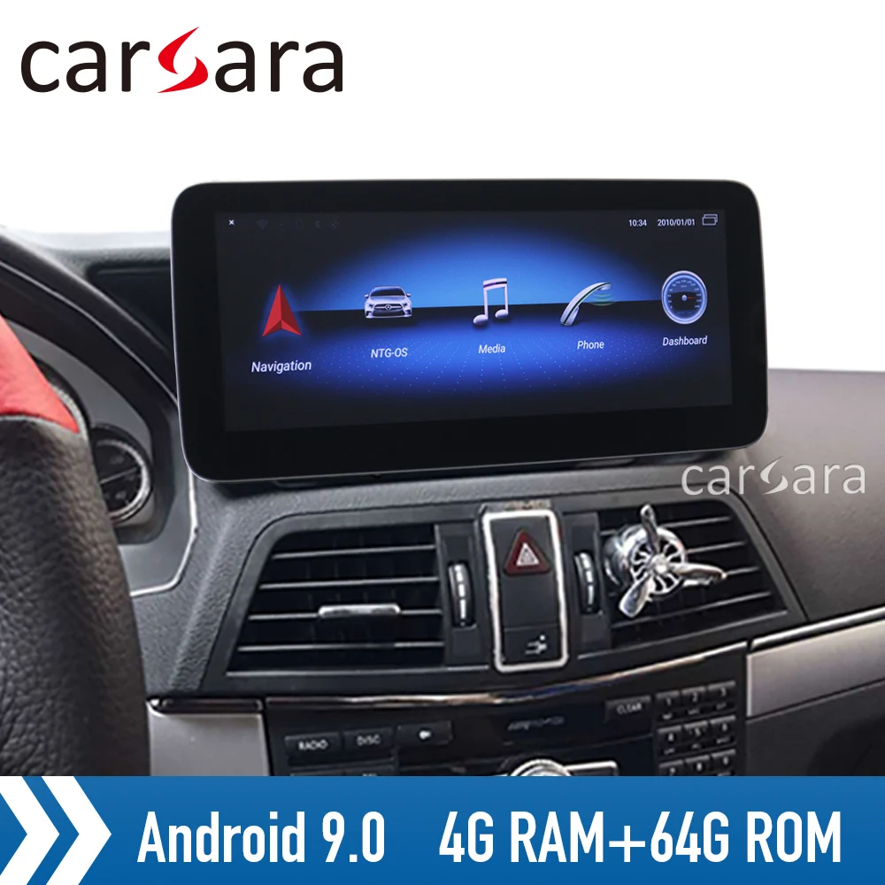Best Dashboard Android 9 navi system E CLASS W207 touch screen 4g ram C207 head unit monitor A207 10.25 display E250 E350 radio dvd