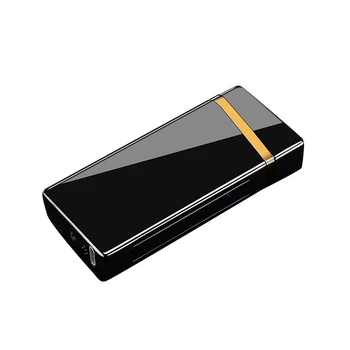 

Botique-Dual Arc Electronic Cigarette Lighter USB Rechargeable Windproof Flameless Electric Lighters Plasma Cigar Lighter