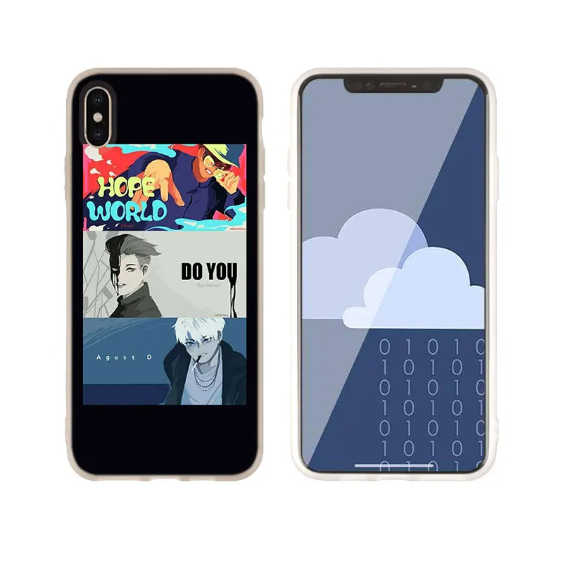toum 14 Soft Cover Phone Case FOR iPhone 11 Pro Max X XS Max XR For iPhone 5 5S SE 6S 6 4 4S 7 8 Plus Bangtan Boys Hope World Cases - Цвет: toum 14