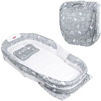 

2020 Baby Bed Portable Folding Multi-Function With Music Night Light Soft Comfortable Mattress For baby boy girls