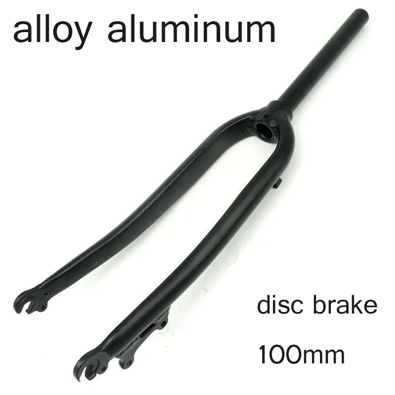 High Quality 24 26 MTB Bike Fork Alloy Aluminum Disc Brake Mountain Bicycle Fork 28.6*240 Hard Fork