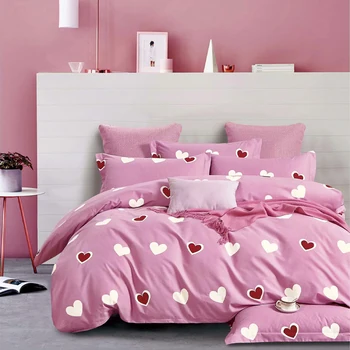 

Bedding set luxury young girl style 100% cotton bedroom comforter set duvet cover set bed sheets and pillowcases