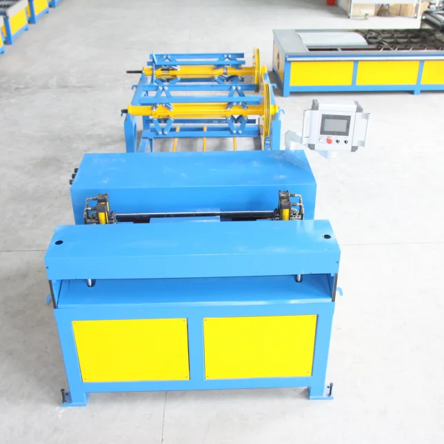 Manufacturer direct sell air duct production auto line 2 air duct making machine Line 2