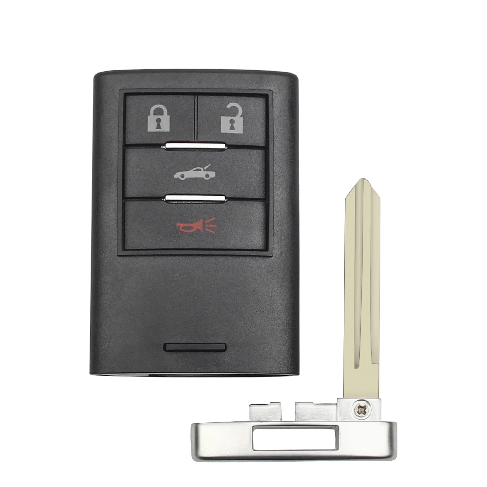 Chiave telecomando per Cadillac CTS XTS DTS SRX 2008-2013 4 Bottoni - Hffabf52b7eb44e1ebf4cce39ba0b86dec