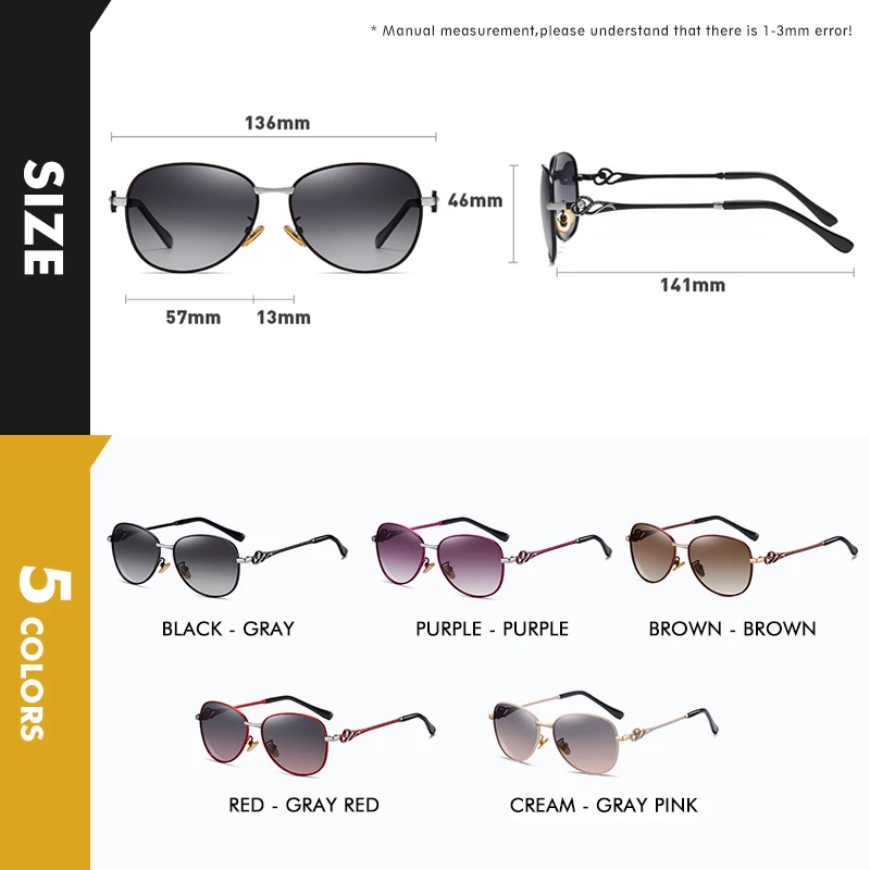 LIOUMO Elegant Square Sunglasses Women Polarized Fashion Diamond Glasses Lady Anti-Glare Gradient Lens UV400 gafas de sol mujer