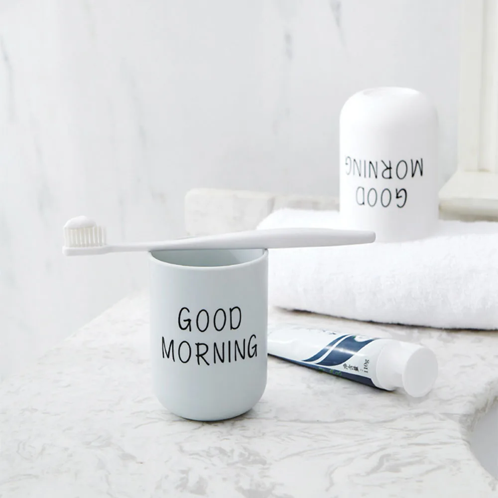 Очки для воды простая Скандинавская ветрозащитная чашка с надписью Good Morning