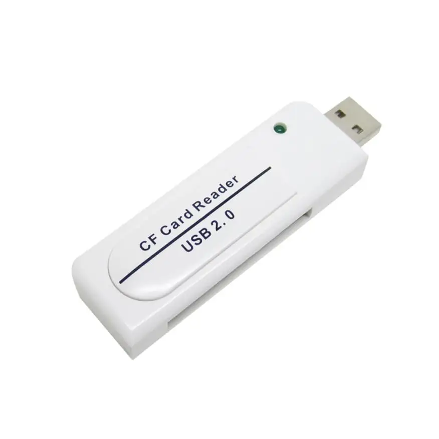 Micro sim sd кардридер usb 2,0 кардридер Mosunx высокое качество супер скорость USB 2,0 CF кардридер компактный флэш кардридер - Цвет: wh