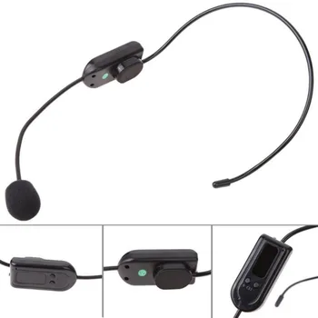 

Portable Radio FM Wireless Headset Microphone Handsfree Megaphone Mic for Teaching Tour Guide Lectures Meetings new