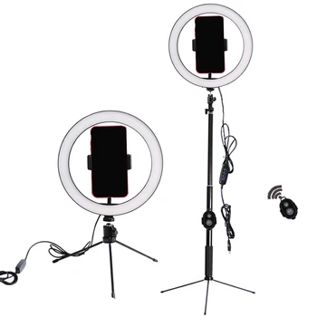 

10inch 26cm USB charge New Selfie Ring Light Flash Led Camera Phone Photography Enhancing Photography for Smartphone Studio VK