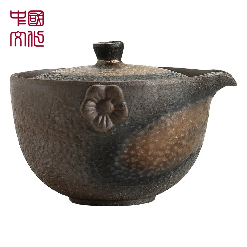 150cc японский ручной работы из керамики Gaiwan Ретро Gaiwan чайный набор кунг-фу