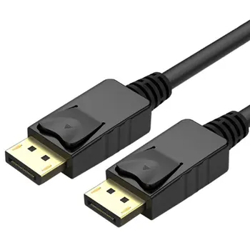 

KISSCASE DisplayPort Cable DP Turns Line 1.5 M Large Adapter Cable With Lock Male to Public Fata Line Computer DP to DP Cables
