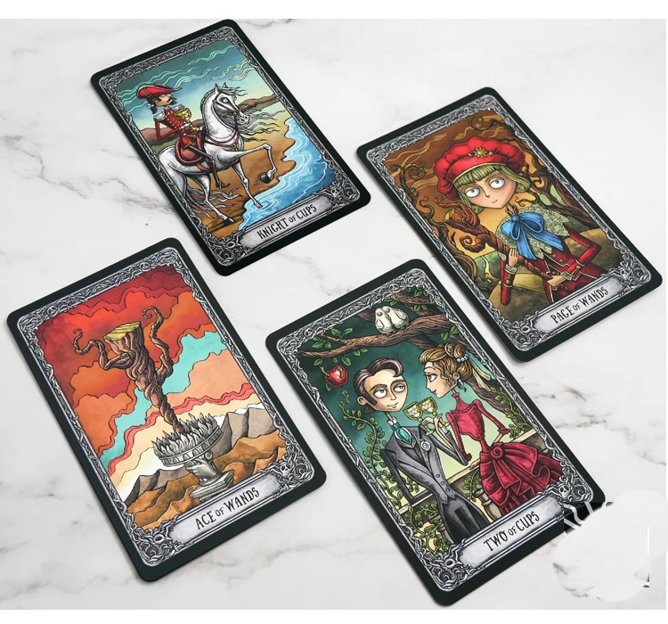 English Dark Mansion Tarot cards Factory Made High Quality Deck Board Game Cards _ - AliExpress Mobile