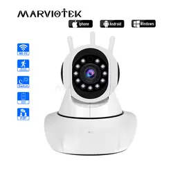 MARVIOTEK 720 P HD Беспроводной Wi-Fi IP Камера безопасности дома видео камера видеонаблюдения ONVIF P2P ИК Ночное видение CCTV Камера открытый