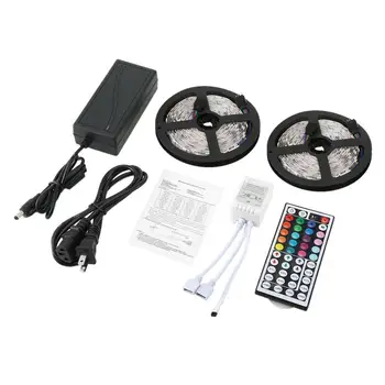 

Bluetooth LED Strip Lights 600 led RGB 5050 SMD Flexible Ribbon Waterproof RGB LED Light 10M Tape Diode DC 12V Bluetooth Control