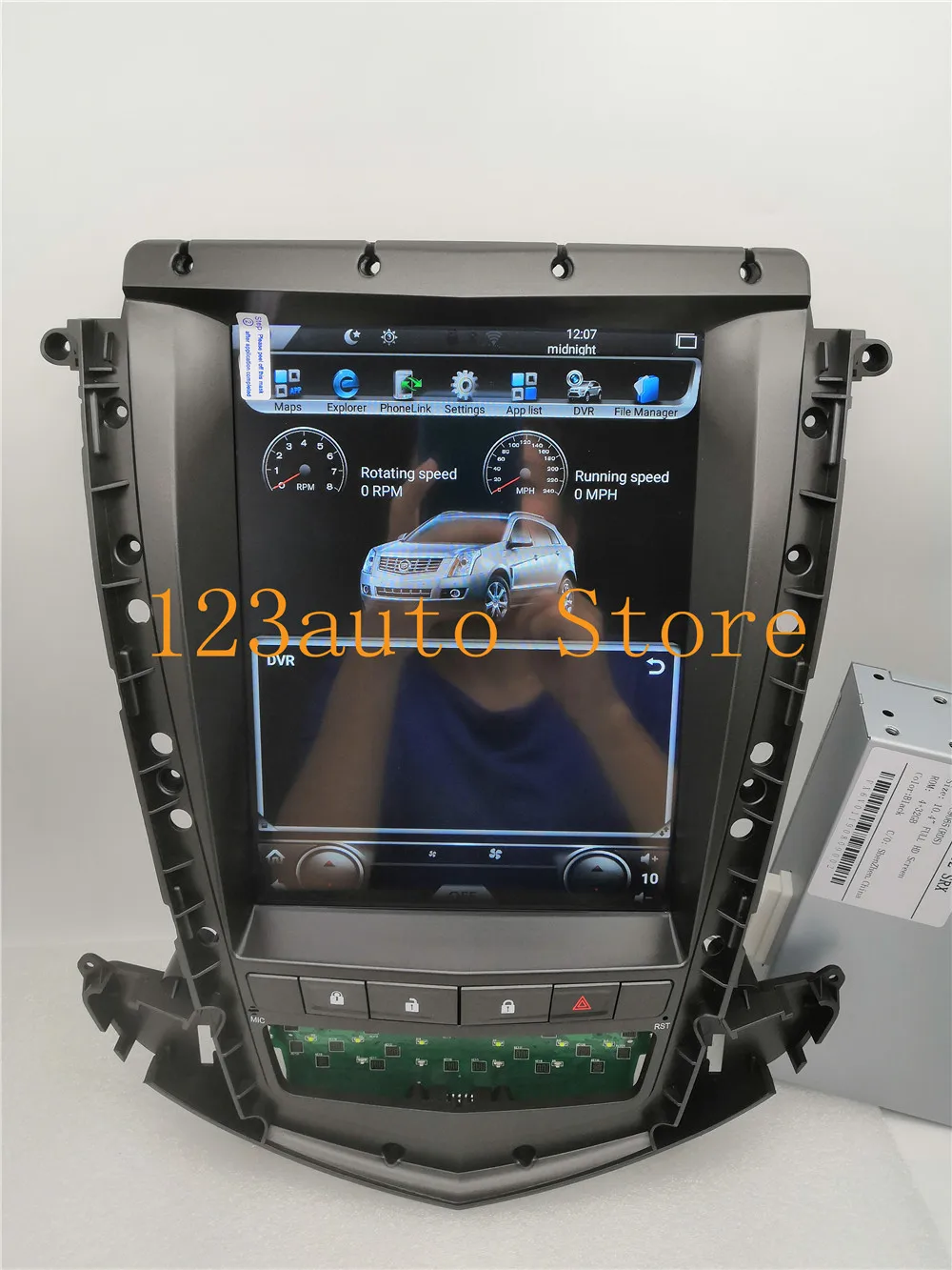 10,4 ''Tesla стиль Android 8,1 автомобильный DVD gps плеер Радио Навигация для Cadillac SRX 2009 2010 2011 2012 PX6 CARPLAY ips стерео