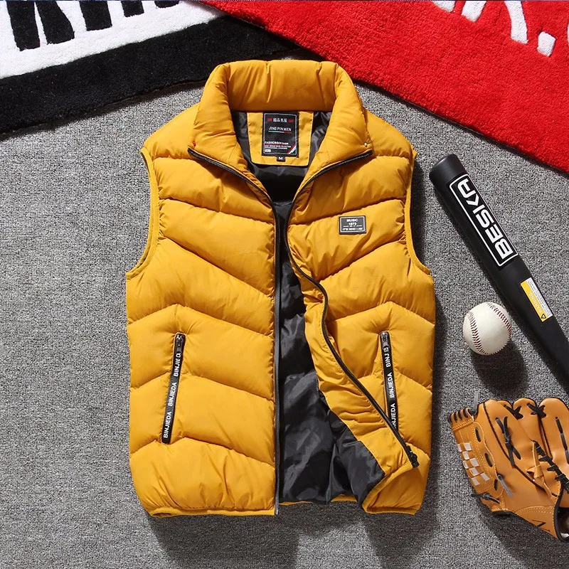 

Plus Size Vest Men Brand Mens Jacket Sleeveless Vests Jackets Men Casual Coats Men's Vest Man Cotton Thicken Waistcoat 8XL