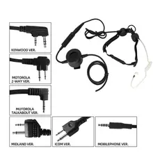 Tactical throat headset outdoor portable neckline tactical throat microphone vacuum sound CS headset + PTT tactical PTT TCI PTT
