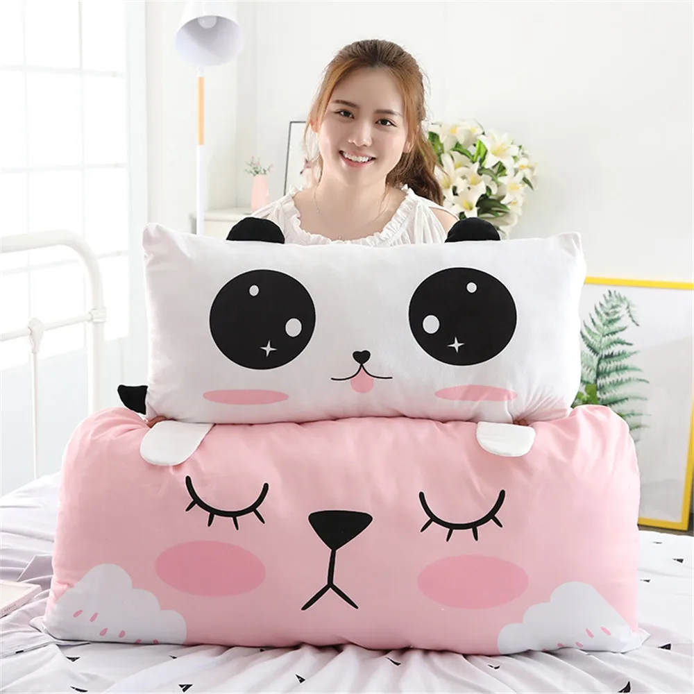 Meng Sister мультфильм лес животное мягкая моющаяся спальня детская кровать подушка-валик задняя подушка диванная подушка