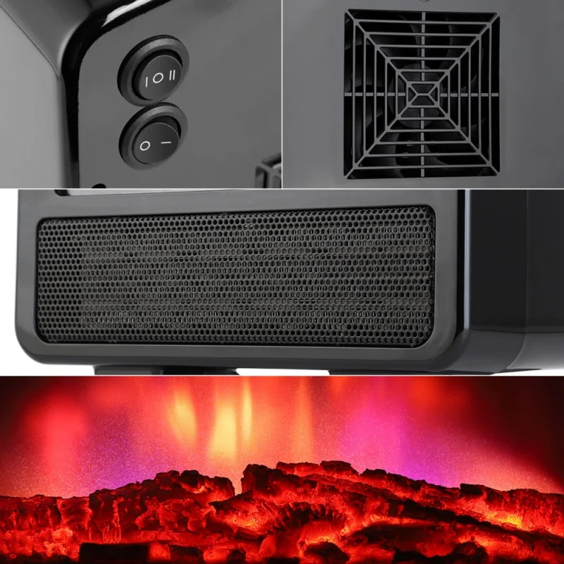 Электрические обогреватели 3D электрический камин вертикальный домашний Ретро обогреватели а именно горячий тип обогреватели офисный небольшой электрический обогреватель