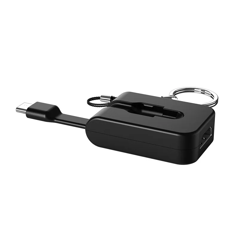 USB C к HDMI конвертер с воздушная петля типа c Мужской к HDMI Женский адаптер для Macbook huawei P20 samsung S8, XC111