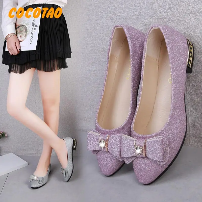 

Mom Shoes 2019 Fashion Spring And Autumn New Peas Shoes Women's Soft Bottom Work Shoes Single Shoes Casual Women's Shoes