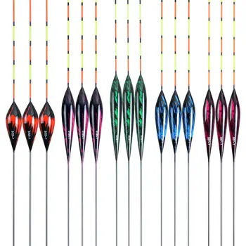 

3pcs/Lot Durable Wooden Fish Float Fishing Charms stem bobbers set Floats Tackle Tools For fishing Tanker Fishing Accessories